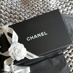 CHANEL Box with Flower and Ribbon